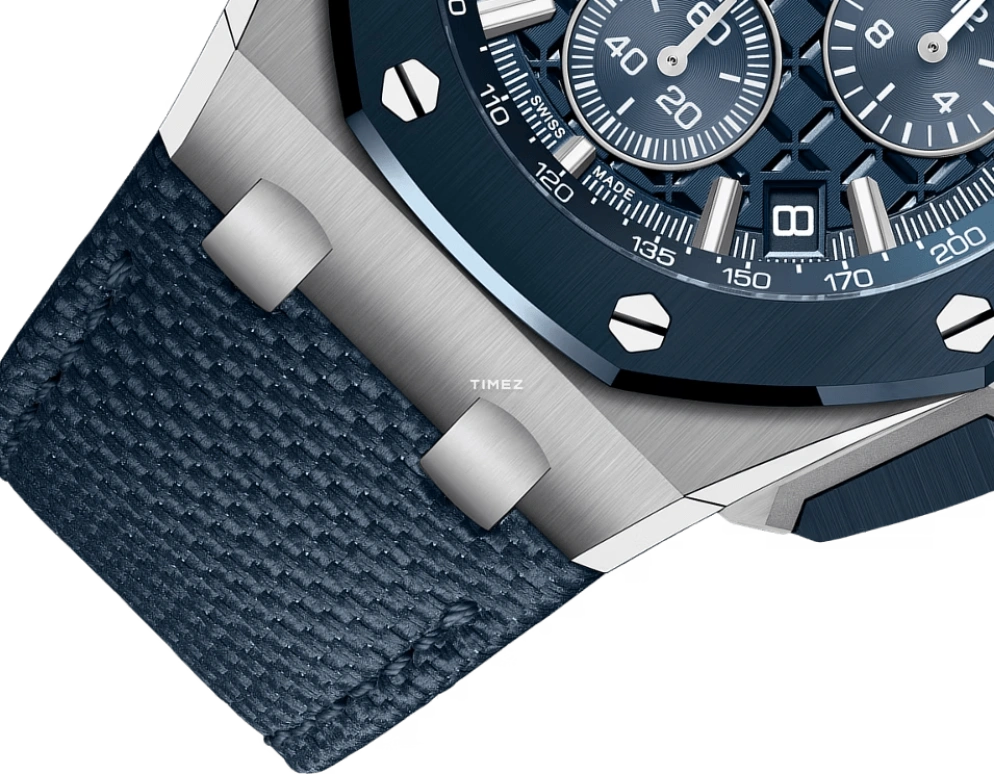 Audemars Piguet,Royal Oak Offshore 43mm,43mm,Stainless Steel,Ceramic,Blue,Automatic,Chronograph,Day,26420SO,26420SO.OO.A029VE.01