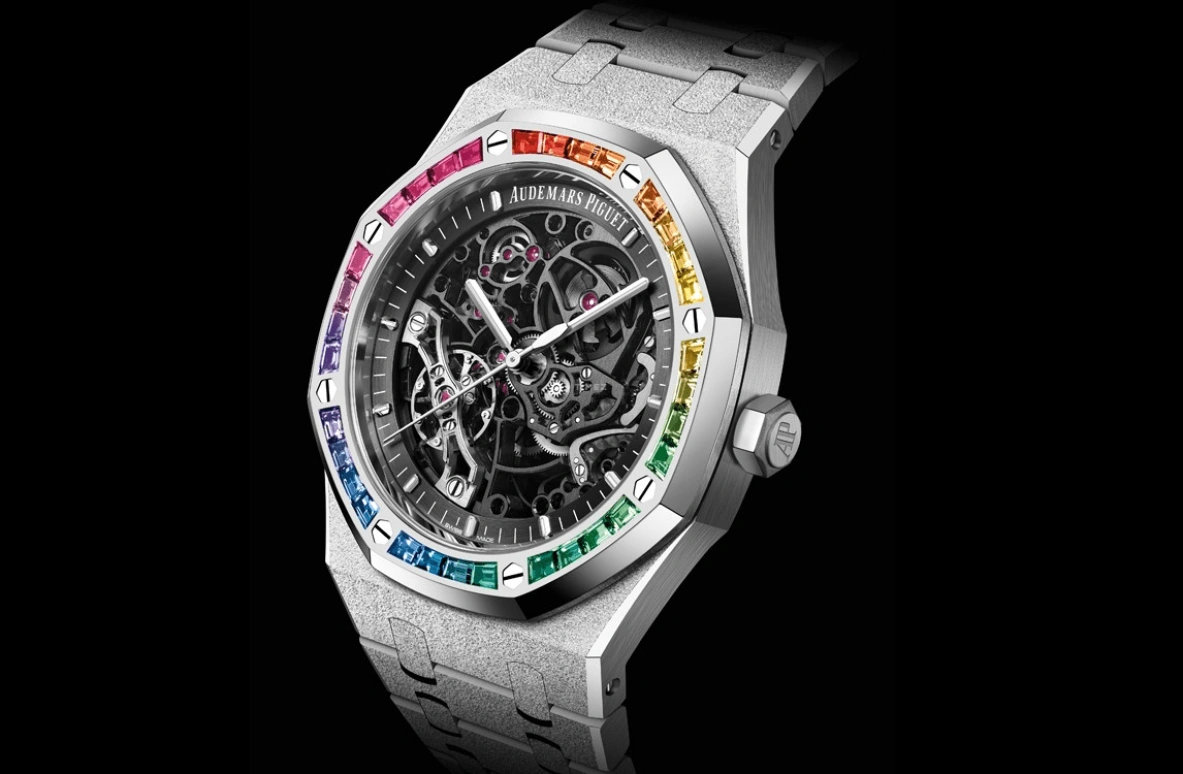 Audemars Piguet,Royal Oak 41mm,41mm,White Gold,Skeleton,Automatic,45hours,In-house Caliber,Travis Scott,ts,15412BC,15412BC.YG.1224BC.03