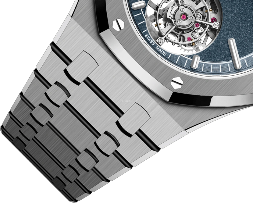 Audemars Piguet,Royal Oak 41mm,41mm,Titanium,Blue,Automatic,Tourbillon,65hours,26730TI,26730TI.OO.1320TI.01 50th