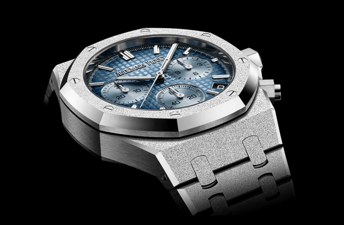 Audemars Piguet,Royal Oak 41mm,41mm,White Gold,Blue,Automatic,Chronograph,Day,Luka Dončić,Wonder Boy,26240BC,26240BC.GG.1324BC.02