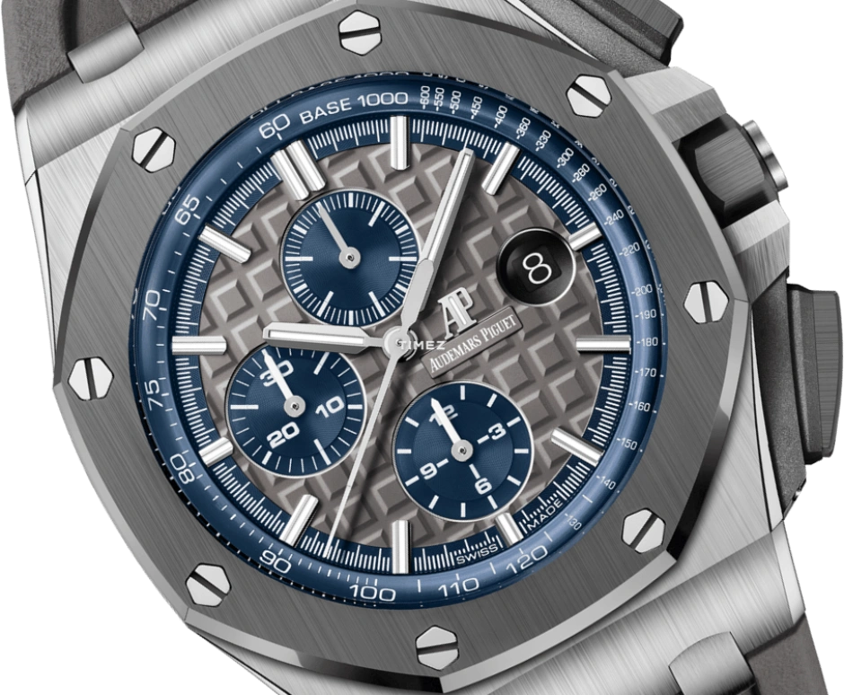 Audemars Piguet,Royal Oak Offshore 44mm,44mm,Titanium,Grey,Automatic,Chronograph,Day,26400IO,26400IO.OO.A004CA.02.A