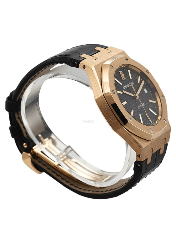Audemars Piguet,Royal Oak 39mm,39mm,Rose Gold,Black,Automatic,Day,60hours,153000R,153000R.OO.D002CR.01