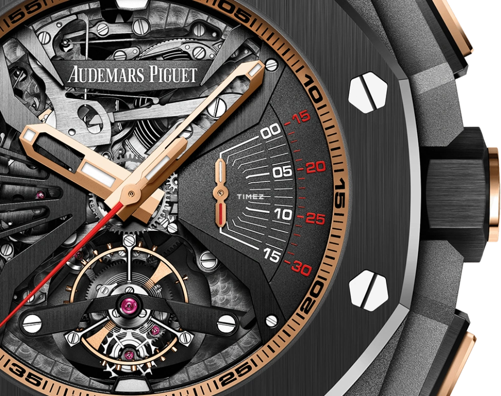 Audemars Piguet,Royal Oak Concept 44mm,44mm,Titanium Gold,Black,Handwound,Chronograph,Tourbillon,Minute Repeater,26577IO,26577IO.OO.D002CA.01