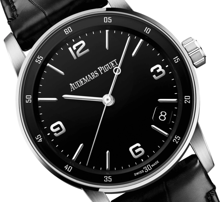 Audemars Piguet,CODE 11.59 41mm,41mm,White Gold,Black,Automatic,Day,70hours,15210BC,15210BC.OO.A002CR.01