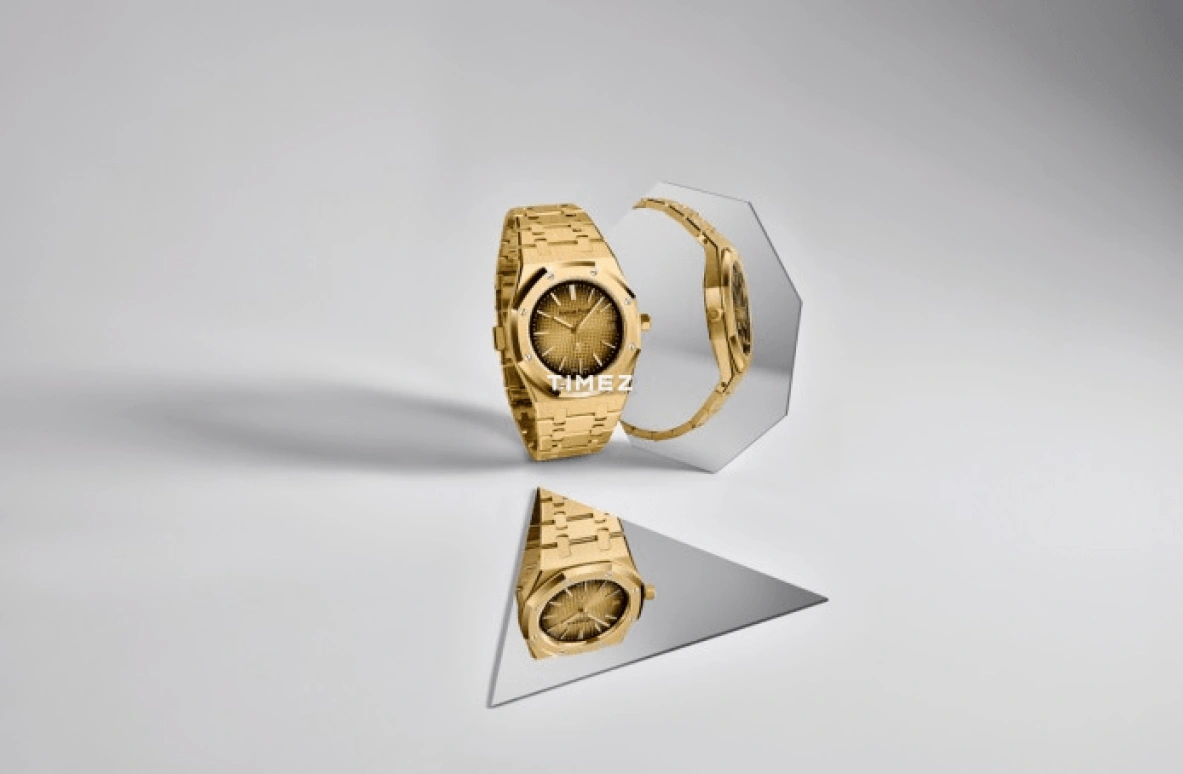 Audemars Piguet,Royal Oak 39mm,39mm,Yellow Gold,Gold,Gradient,Automatic,Day,55hours,LeBron James,16202BA,16202BA.OO.1240BA.02