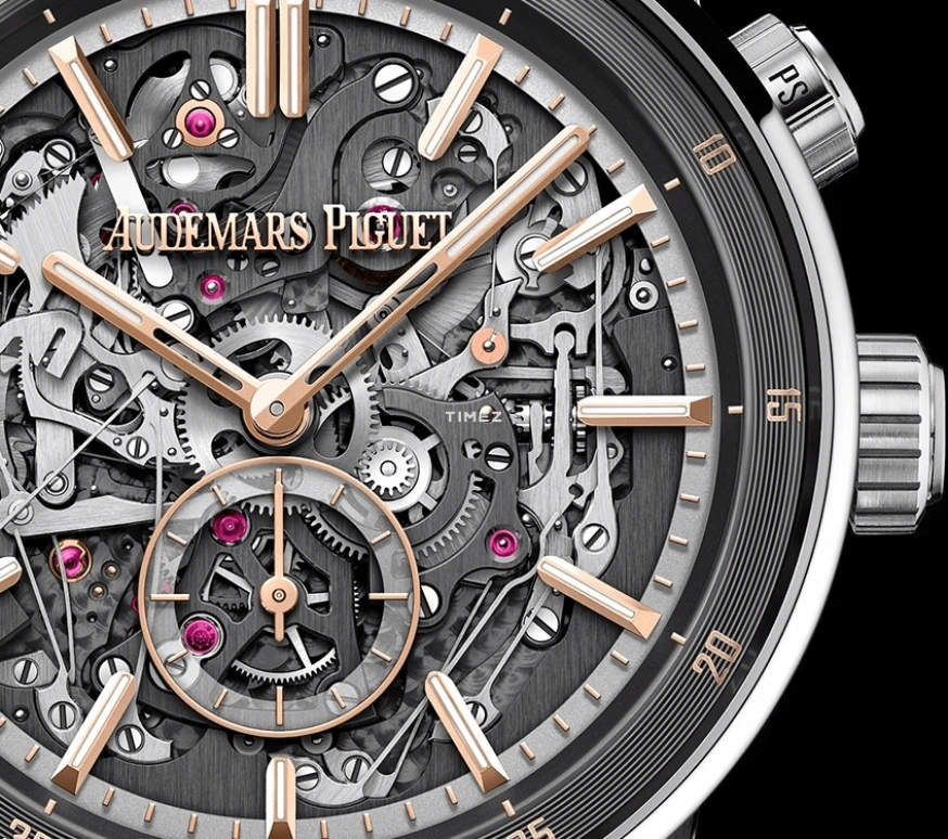 Audemars Piguet,CODE 11.59 41mm,41mm,White Gold,Rose Gold,Grey,Handwound,48hours,In-house Caliber,26397CR,26397CR.OO.D009KB.01