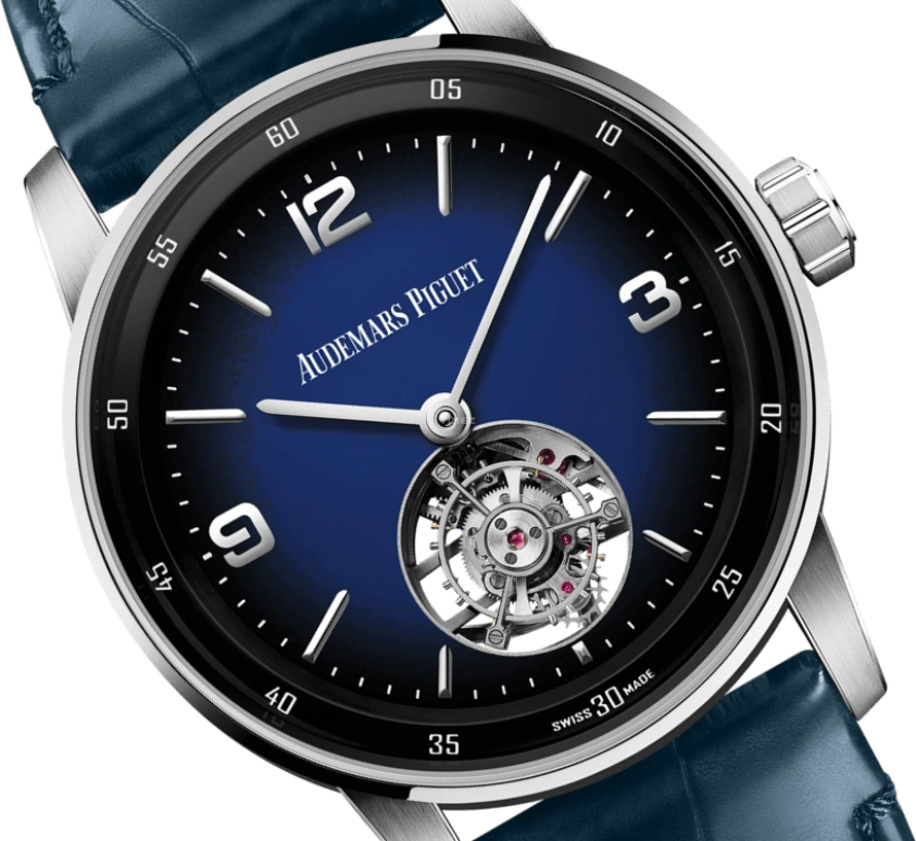 Audemars Piguet,CODE 11.59 41mm,41mm,White Gold,Blue,Automatic,Tourbillon,65hours,26396BC,26396BC.OO.D321CR.01