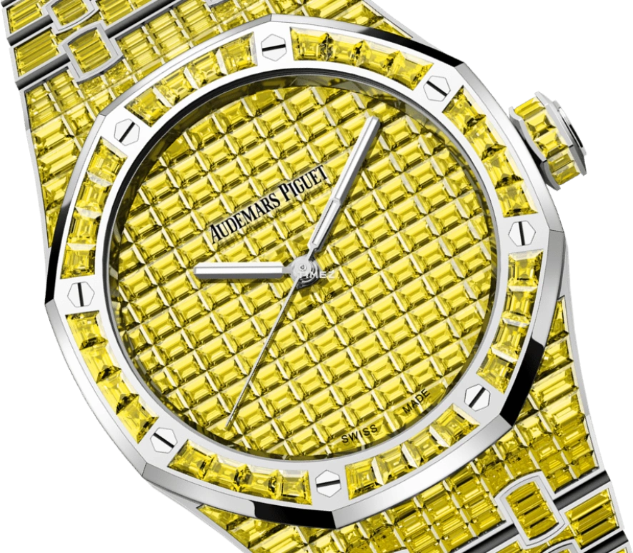 Audemars Piguet,Royal Oak 41mm,41mm,White Gold,Yellow,Automatic,70hours,In-house Caliber,15514BC,15514BC.RY.1284BC.01 50th