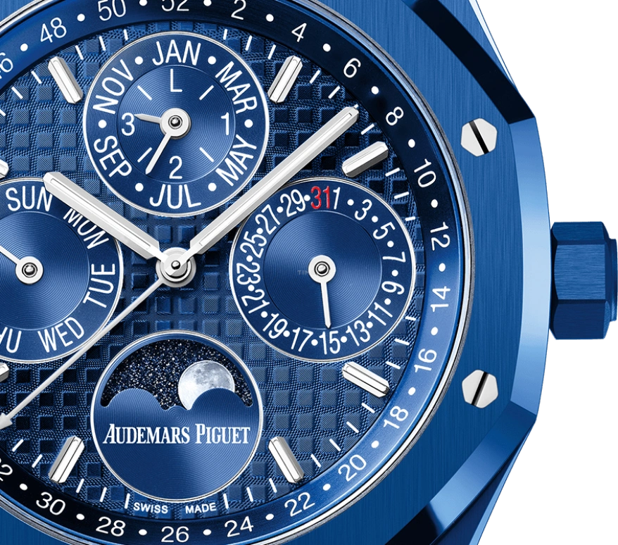 Audemars Piguet,Royal Oak 41mm,41mm,Ceramic,Blue,Automatic,Moonphase,Perpetual Calendar,Leap Year,Month,40hours,In-house Caliber,Virgil van Dijk,stevenzhang91,LeBron James,Steven Zhang,Kyle Lowry,26579CS,26579CS.OO.1225CS.01