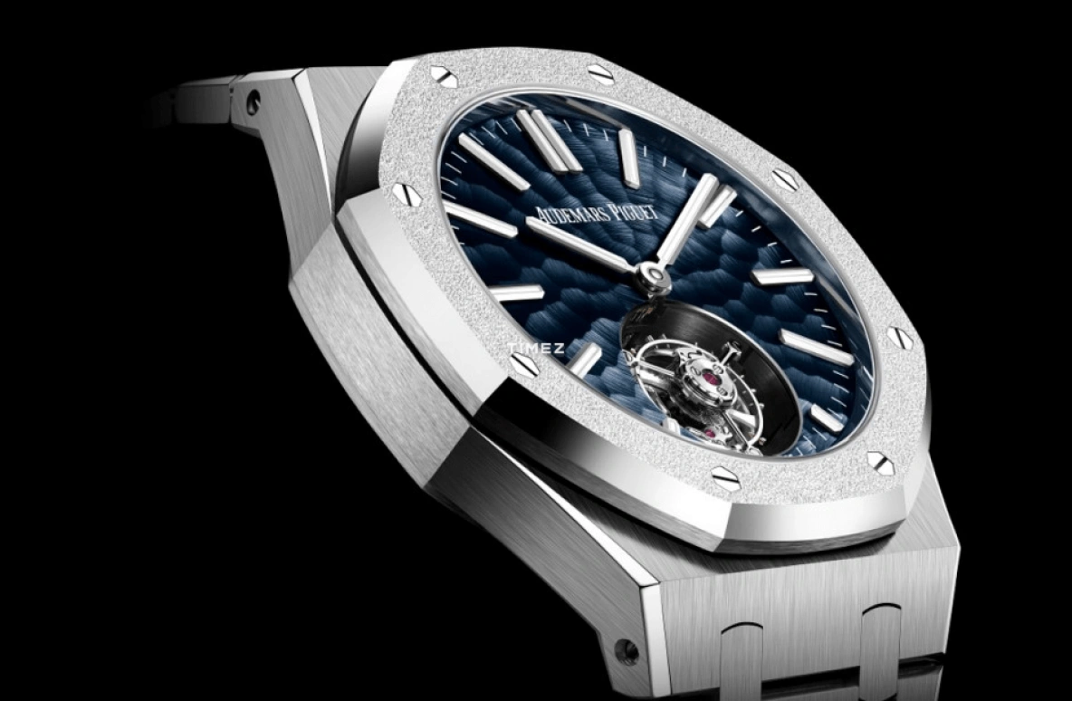 Audemars Piguet,Royal Oak 41mm,41mm,White Gold,Blue,Automatic,Tourbillon,65hours,26730BC,26730BC.GG.1320BC.01