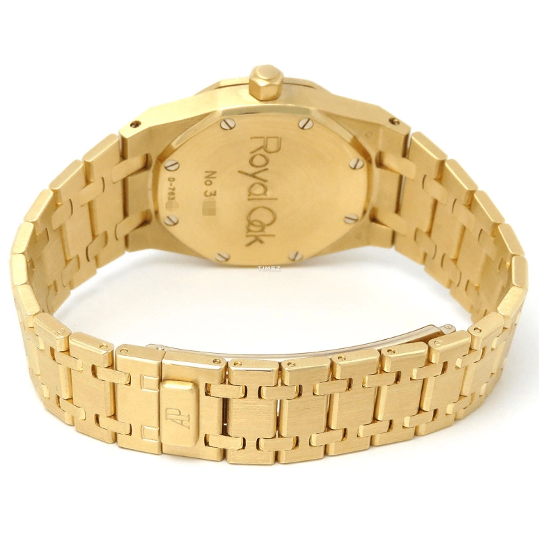 Audemars Piguet,Royal Oak 33mm,33mm,Yellow Gold,White,Automatic,Day,40hours,15000BA,15000BA.OO.0789BA.08
