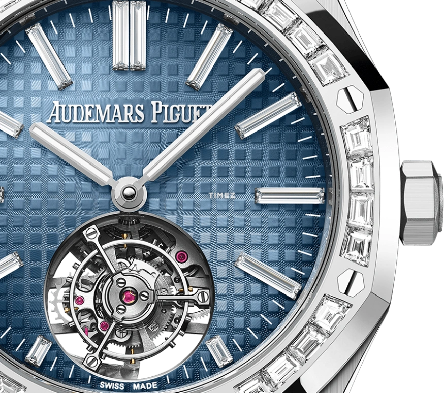 Audemars Piguet,Royal Oak 41mm,41mm,White Gold,Blue,Automatic,Tourbillon,65hours,26730BC,26730BC.ZZ.1320BC.02