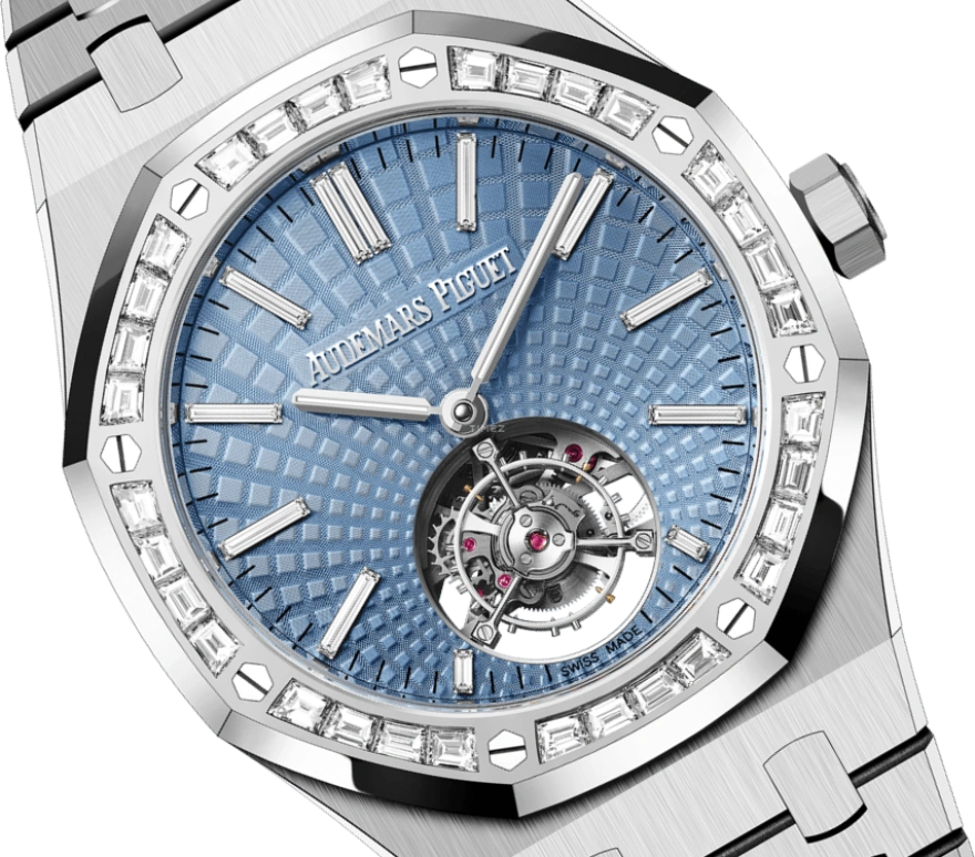 Audemars Piguet,Royal Oak 41mm,41mm,Platinum,Blue,Automatic,Tourbillon,65hours,El Ozo,26535PT,26535PT.ZZ.1220PT.01