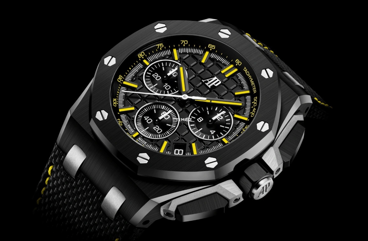 Audemars Piguet,Royal Oak Offshore 43mm,43mm,Ceramic,Black,Automatic,Chronograph,Day,26420CE,26420CE.OO.A005VE.01