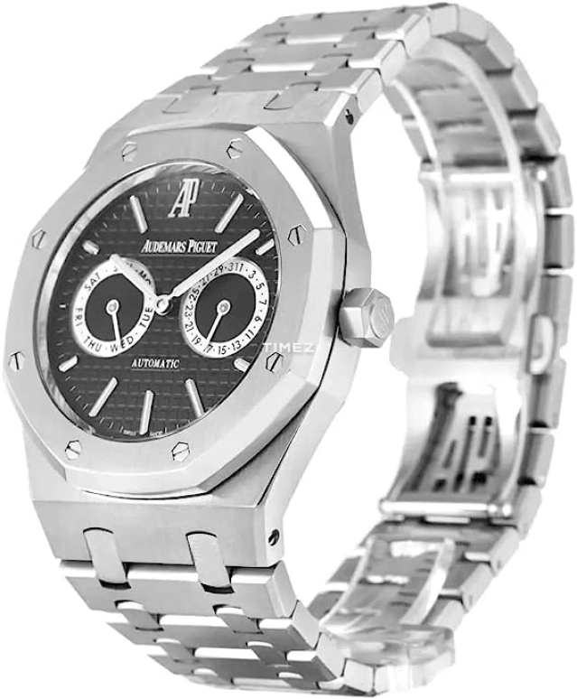 Audemars Piguet,Royal Oak 39mm,39mm,Stainless Steel,Black,Automatic,Date,Day,26330,26330.ST.OO.1220ST.01.A