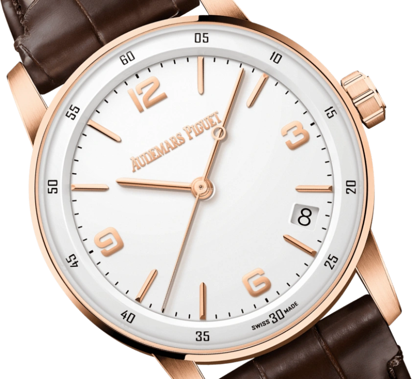 Audemars Piguet,CODE 11.59 41mm,41mm,Pink Gold,White,Automatic,Day,70hours,15210OR,15210OR.OO.A099CR.01