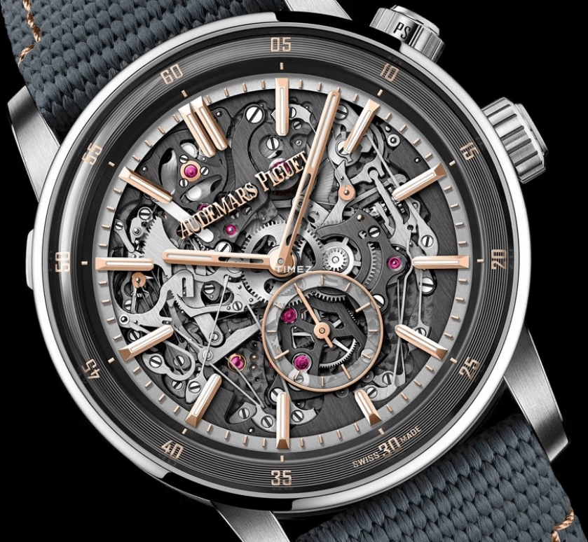 Audemars Piguet,CODE 11.59 41mm,41mm,White Gold,Rose Gold,Grey,Handwound,48hours,In-house Caliber,26397CR,26397CR.OO.D009KB.01