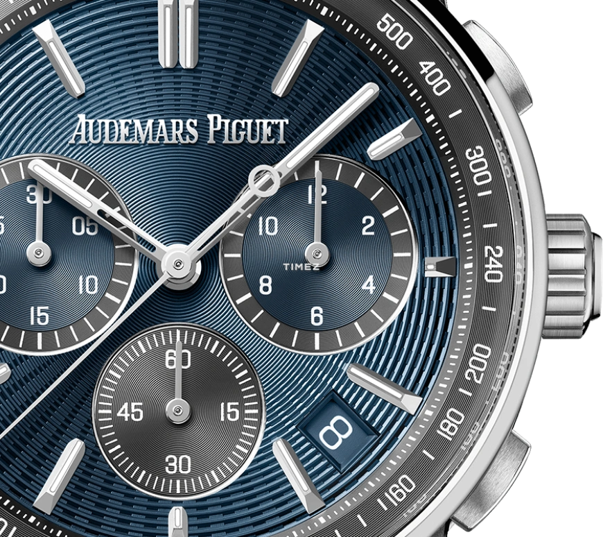 Audemars Piguet,CODE 11.59 41mm,41mm,Stainless Steel,Blue,Automatic,Chronograph,Day,Flyback,26393ST,26393ST.OO.A348KB.01