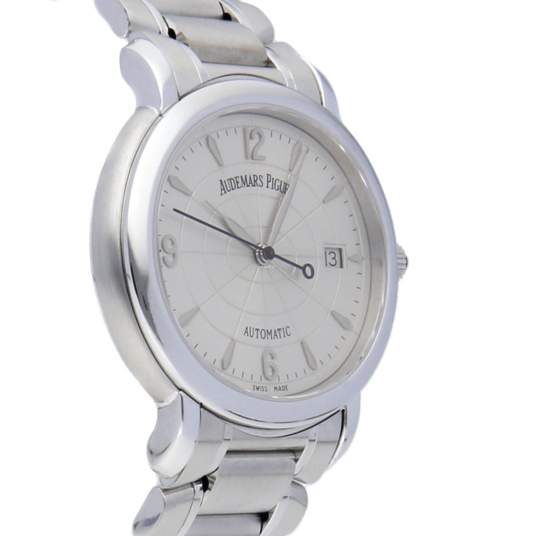 Audemars Piguet,Millenary 38.50mm,38.50mm,White Gold,White,Automatic,Day,Sapphire,Crystal Glass,15051BC,15051BC.OO.1136BC.01