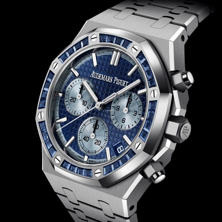 Audemars Piguet,Royal Oak 41mm,41mm,White Gold,Blue,Automatic,Chronograph,Day,Flyback,Wilber Pan,Will Pan,26240BC,26240BC.SS.1320BC.01