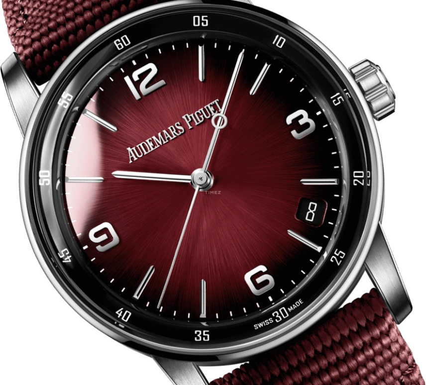 Audemars Piguet,CODE 11.59 41mm,41mm,White Gold,Red,Automatic,Day,70hours,15210BC,15210BC.OO.A500KB.01