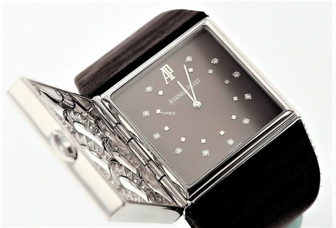Audemars Piguet,Other 30mm,30mm,White Gold,Coffee,Brown,Quartz,Sapphire,Crystal Glass,Square,67486BC,67486BC.ZZ.A080MR.01