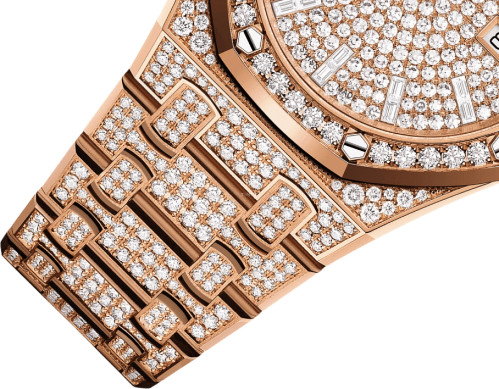 Audemars Piguet,Royal Oak 33mm,33mm,Pink Gold,Rose Gold,Quartz,Day,In-house Caliber,67652OR,67652OR.ZZ.1265OR.01