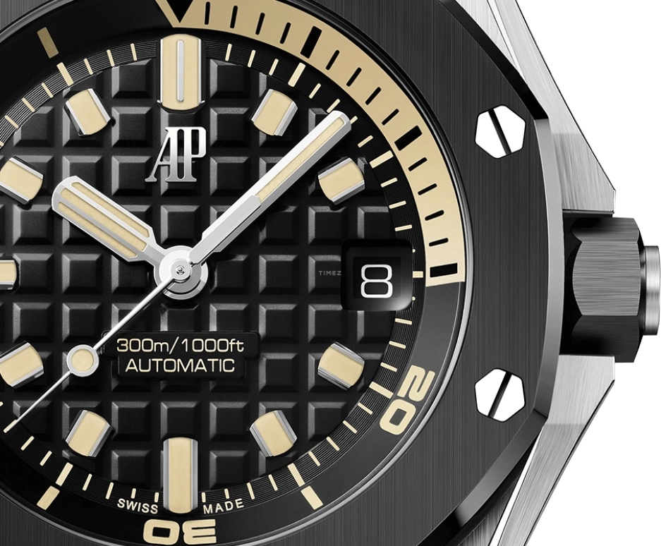 Audemars Piguet,Royal Oak Offshore 42mm,42mm,Ceramic,White Gold,Black,Automatic,Day,60hours,15720CN,15720CN.OO.A002CA.01