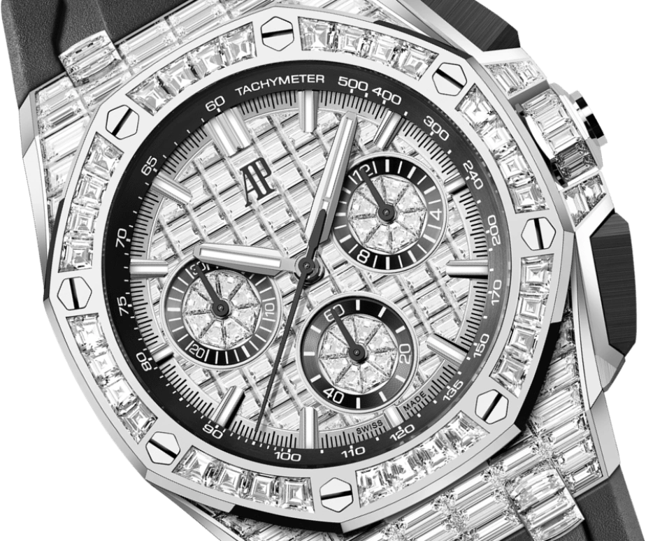 Audemars Piguet,Royal Oak Offshore 43mm,43mm,White Gold,Black,Automatic,Chronograph,70hours,26425BC,26425BC.ZZ.D002CA.02