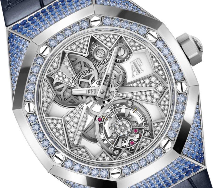 Audemars Piguet,Royal Oak Concept 38.50mm,38.50mm,White Gold,Skeleton,Silver,Handwound,Tourbillon,72hours,26227BC,26227BC.SS.D326CR.01