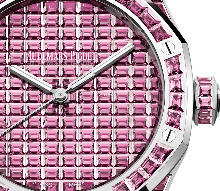 Audemars Piguet,Royal Oak 41mm,41mm,White Gold,Pink,Automatic,70hours,In-house Caliber,15514BC,15514BC.TM.1284BC.01 50th