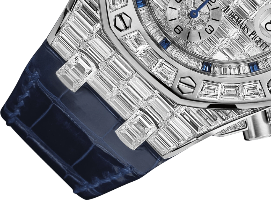 Audemars Piguet,Royal Oak Offshore 42mm,42mm,White Gold,Silver,Automatic,Chronograph,Day,26473BC,26473BC.ZZ.D023CR.01