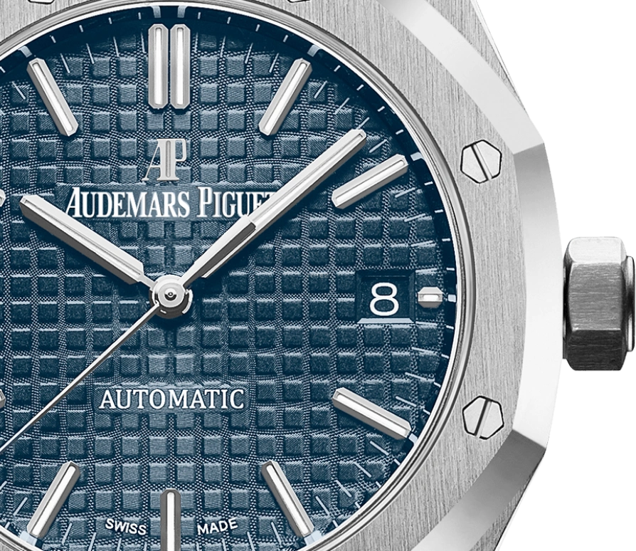 Audemars Piguet,Royal Oak 37mm,37mm,Stainless Steel,Blue,Automatic,Day,60hours,15450ST,15450ST.OO.1256ST.03