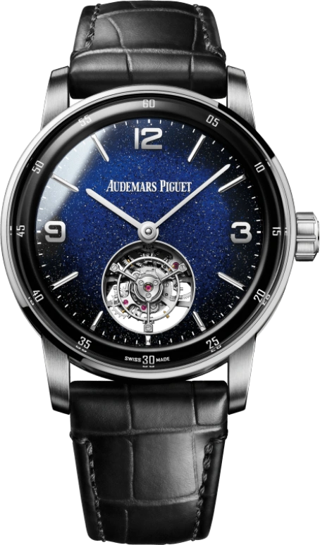 Audemars Piguet,CODE 11.59 41mm,41mm,White Gold,Blue,Automatic,Tourbillon,65hours,26396BC,26396BC.OO.D002CR.01