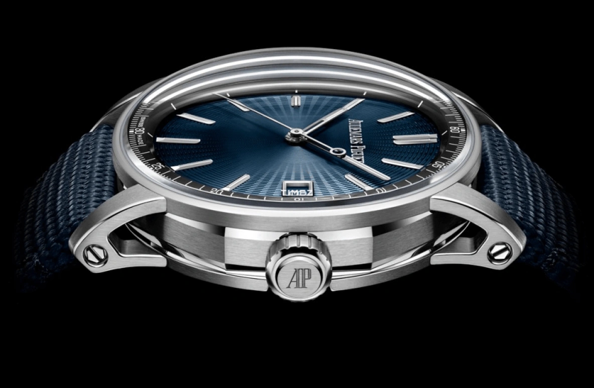 Audemars Piguet,CODE 11.59 41mm,41mm,Stainless Steel,Blue,Automatic,Day,70hours,15210ST,15210ST.OO.A348KB.01