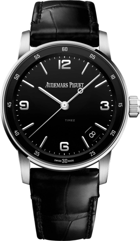 Audemars Piguet,CODE 11.59 41mm,41mm,White Gold,Black,Automatic,Day,70hours,15210BC,15210BC.OO.A002CR.01