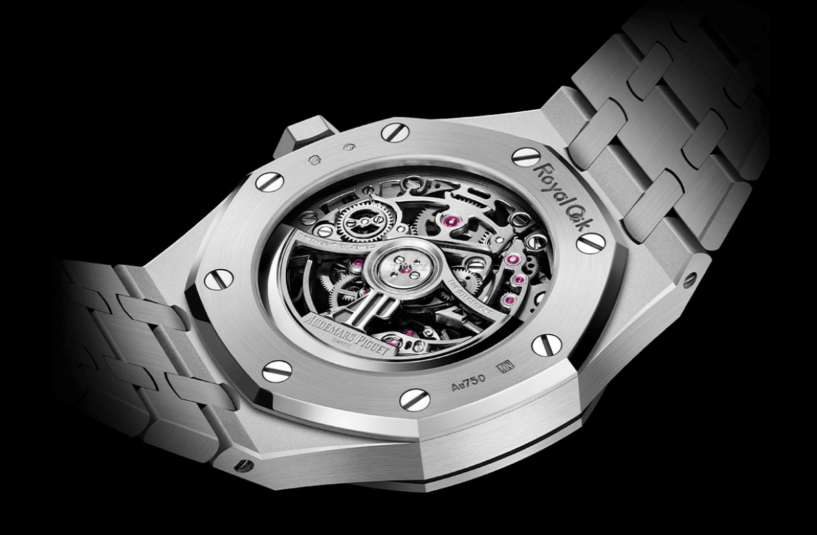 Audemars Piguet,Royal Oak 37mm,37mm,White Gold,Skeleton,Automatic,Double Balance,45hours,15467BC,15467BC.OO.1256BC.01