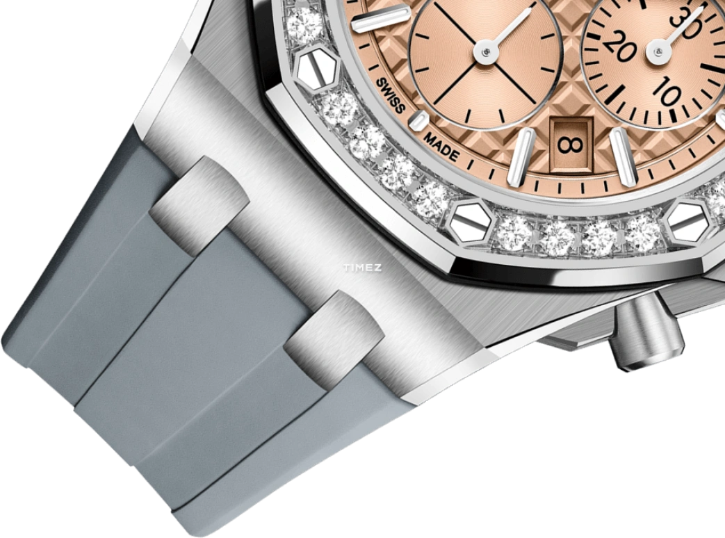 Audemars Piguet,Royal Oak Offshore 37mm,37mm,Stainless Steel,Salmon,Automatic,Chronograph,Day,26231ST,26231ST.ZZ.A178CA.01