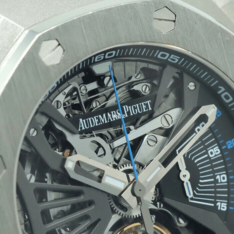 Audemars Piguet,Royal Oak Concept 44mm,44mm,Platinum,Grey,Automatic,Chronograph,Tourbillon,Minute Repeater,26594PT,26594PT.OO.D00 2CA.01