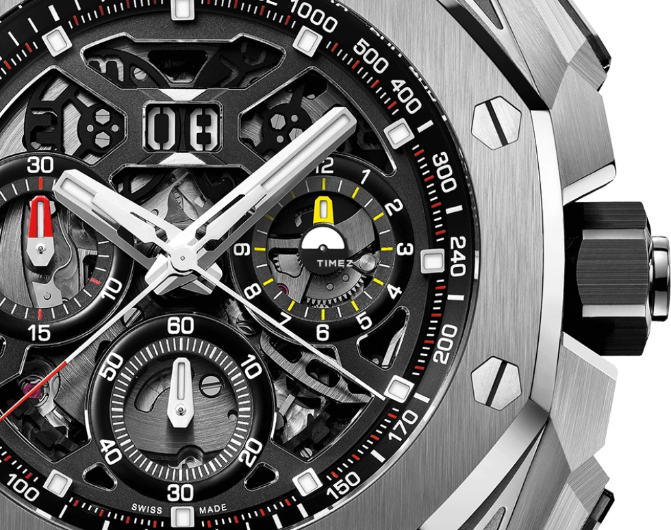 Audemars Piguet,Royal Oak Concept 43mm,43mm,Titanium,Black,Skeleton,Automatic,Chronograph,Rattrapante,Big Date,26650TI,26650TI.OO.D013CA.01