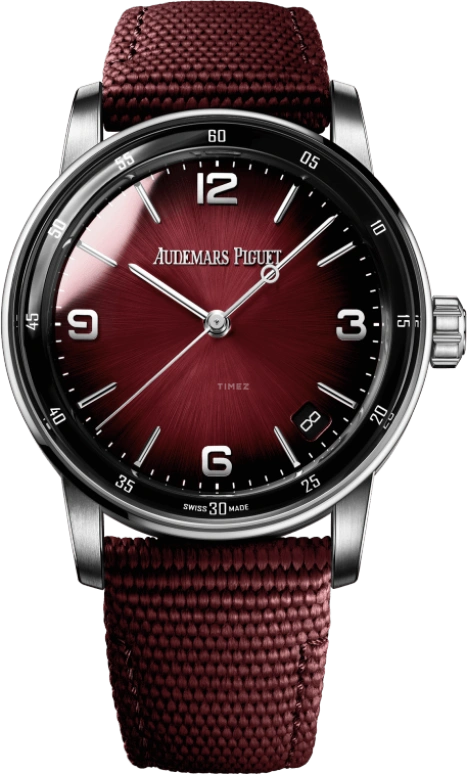 Audemars Piguet,CODE 11.59 41mm,41mm,White Gold,Red,Automatic,Day,70hours,15210BC,15210BC.OO.A500KB.01