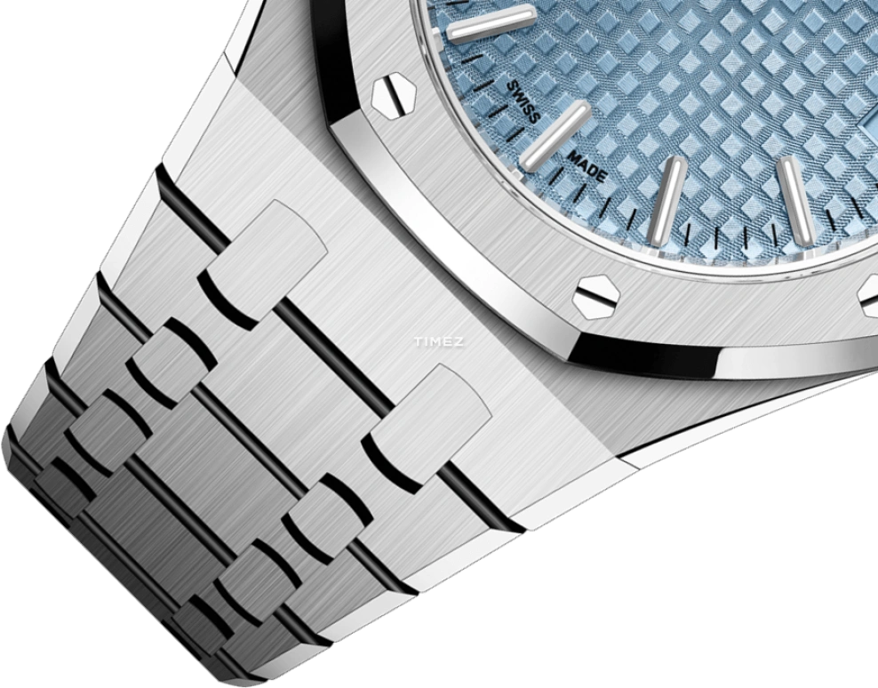 Audemars Piguet,Royal Oak 37mm,37mm,Stainless Steel,Blue,Automatic,Day,60hours,15550ST,15550ST.OO.1356ST.08