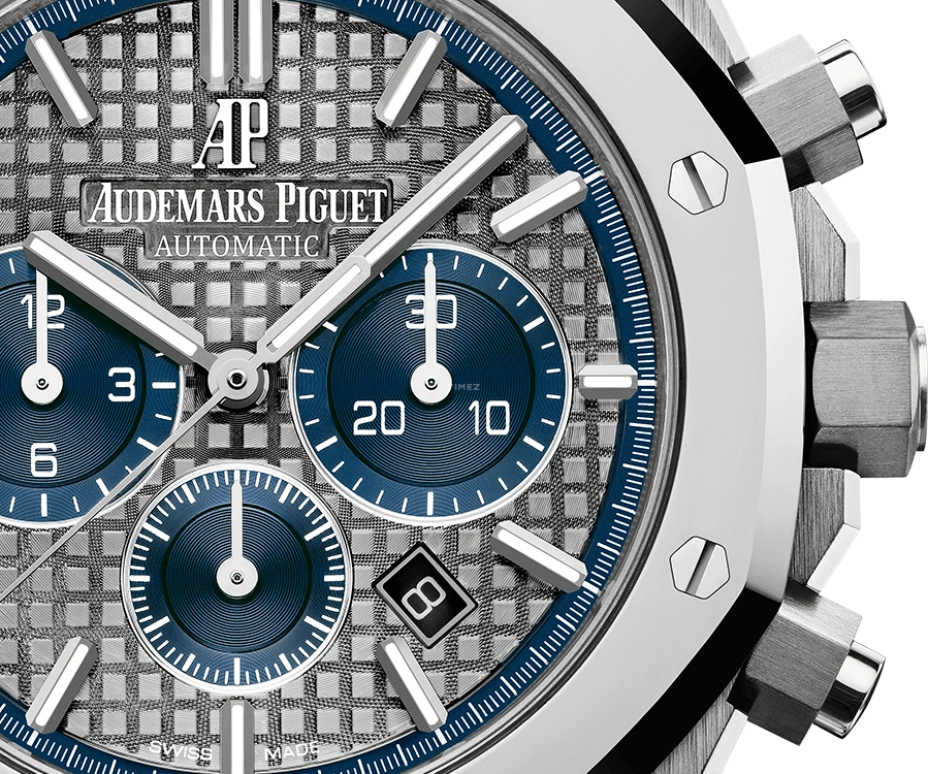 Audemars Piguet,Royal Oak 41mm,41mm,Titanium,Platinum,Grey,Automatic,Chronograph,Day,26331IP,26331IP.OO.1220IP.01