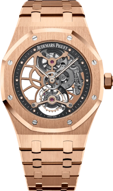Audemars Piguet,Royal Oak 41mm,41mm,Rose Gold,Skeleton,Handwound,Tourbillon,70hours,26518OR,26518OR.OO.1220OR.01