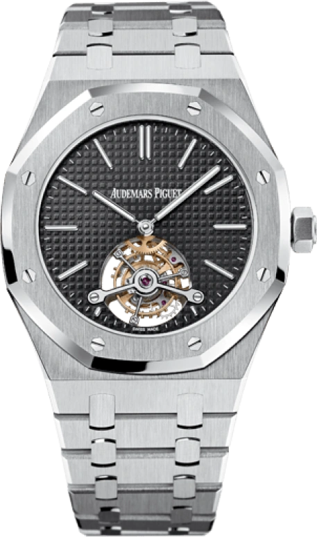 Audemars Piguet,Royal Oak 41mm,41mm,Stainless Steel,Black,Handwound,Tourbillon,70hours,26512ST,26512ST.OO.1220ST.01