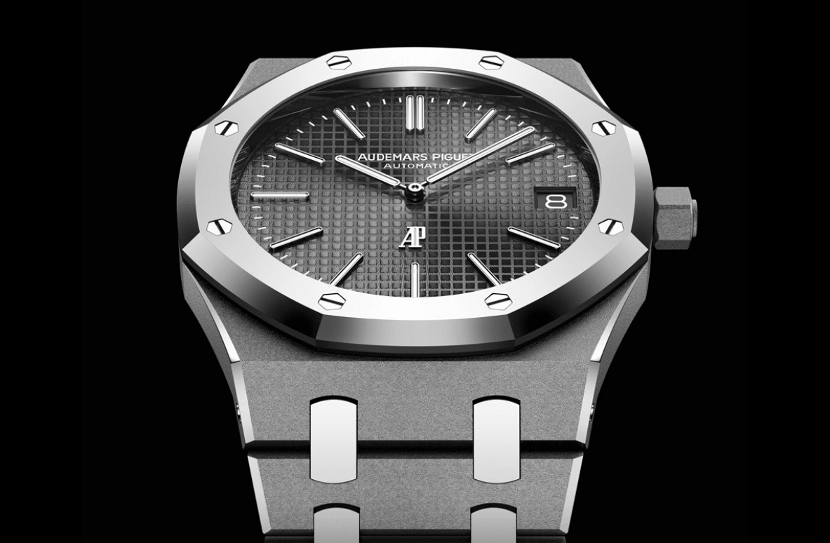 Audemars Piguet,Royal Oak 39mm,39mm,Titanium,BMG,Grey,Automatic,Day,40hours,15202XT,15202XT.GG.1240XT.99