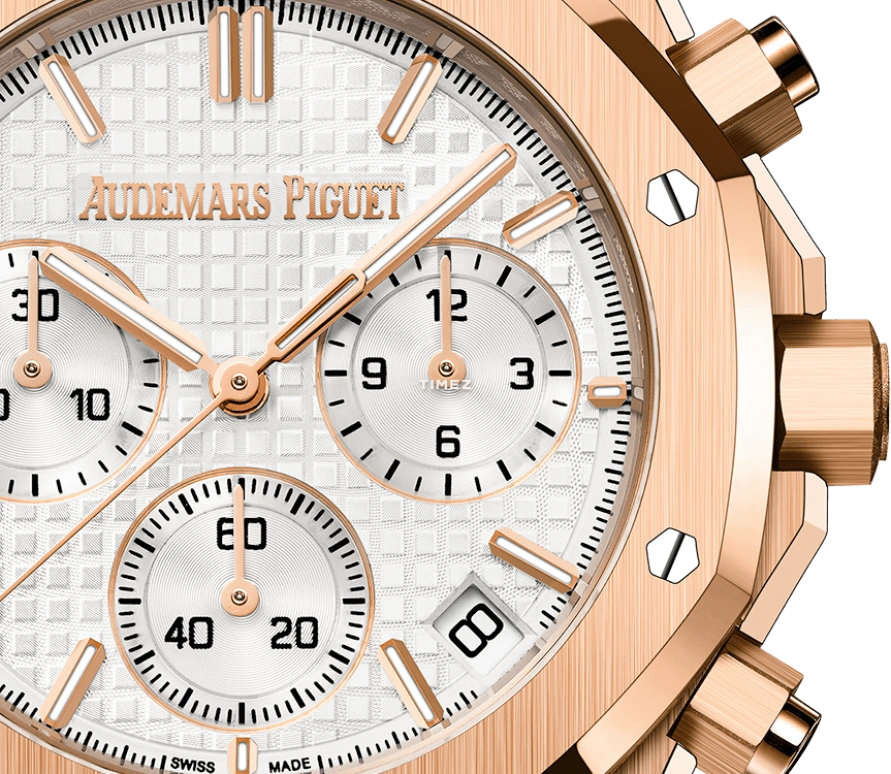 Audemars Piguet,Royal Oak 41mm,41mm,Rose Gold,Silver,White,Automatic,Chronograph,Day,Flyback,Bradley Beal,26240OR,26240OR.OO.1320OR.07