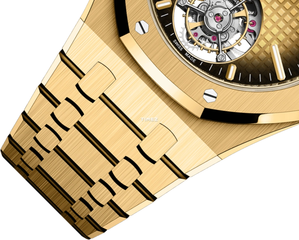Audemars Piguet,Royal Oak 41mm,41mm,Yellow Gold,Champagne,Automatic,Tourbillon,65hours,26730BA,26730BA.OO.1320BA.01