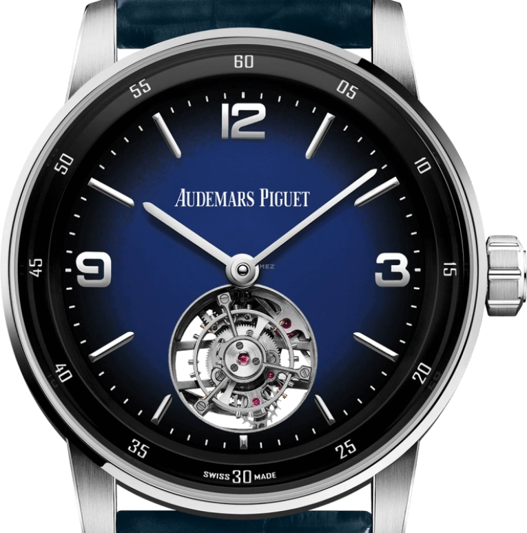 Audemars Piguet,CODE 11.59 41mm,41mm,White Gold,Blue,Automatic,Tourbillon,65hours,26396BC,26396BC.OO.D321CR.01