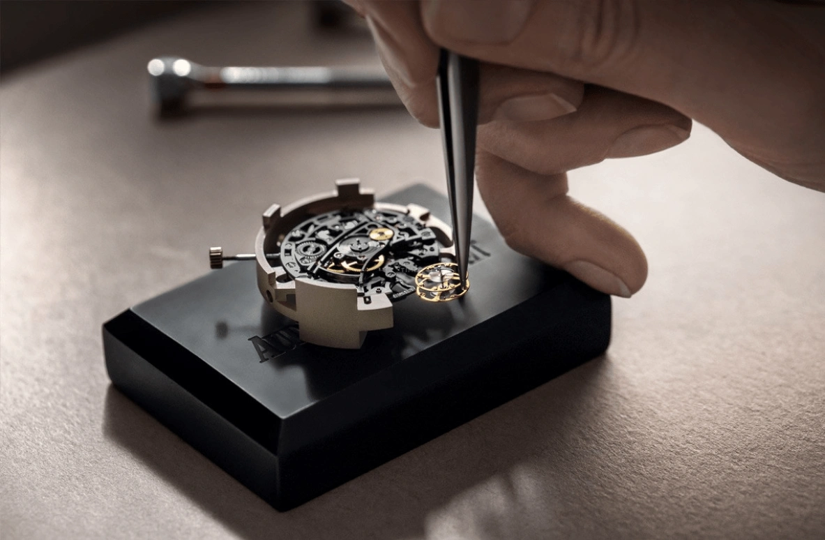 Audemars Piguet,Royal Oak 41mm,41mm,Pink Gold,Skeleton,Automatic,Double Balance,45hours,15412OR,15412OR.YG.1224OR.01